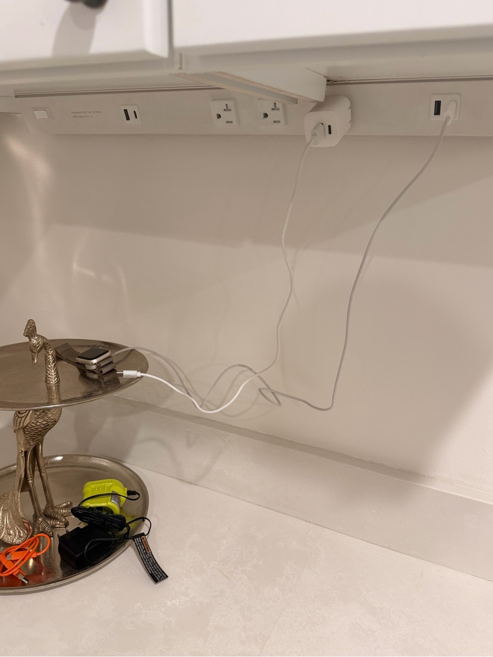 American Lighting Under Cabinet Power Strips: 36” and 18” in White